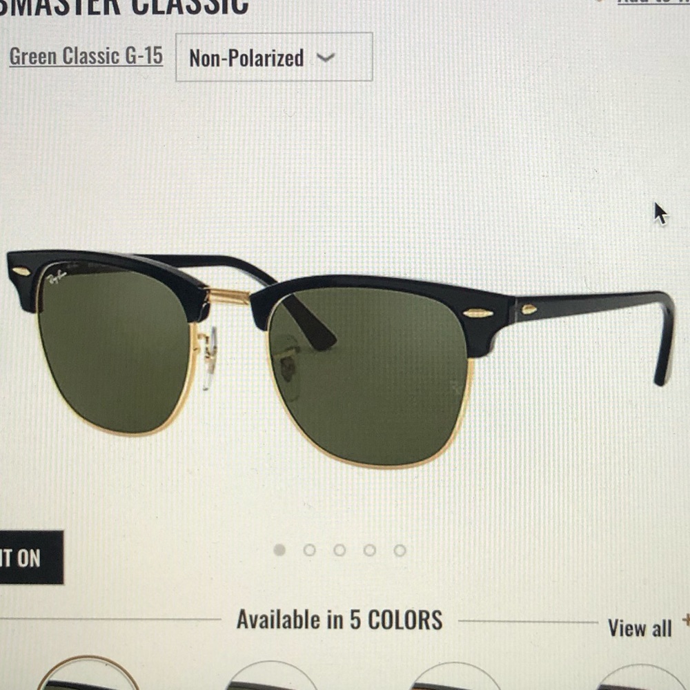 Ray Ban clubmaster sunglasses